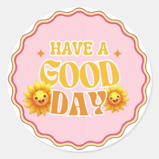 Adesivo Have a Good Day – Cute Sunshine Flower Sticker