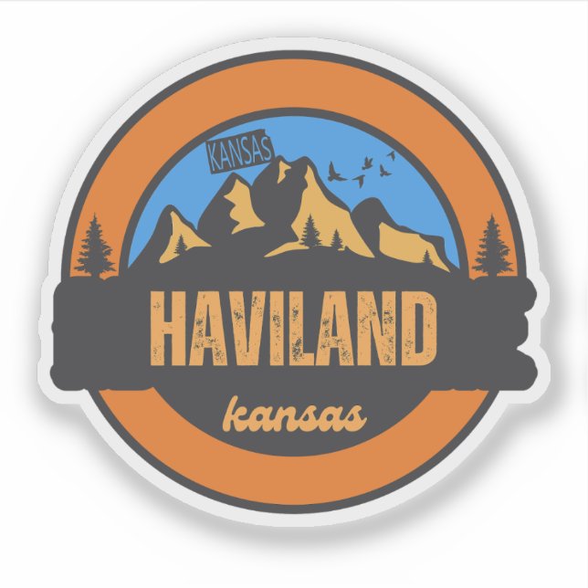 Adesivo Haviland, Kansas (Frente)