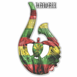Adesivo Hawaii Honu Tribal Hook Kanaka Maoli