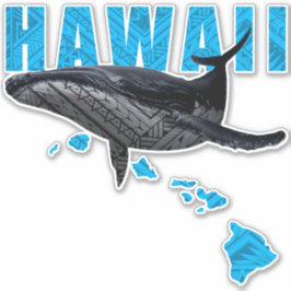 ADESIVO HAWAII, ILHAS HAWAII DO HAWAII TRIBAL POLINESIANO