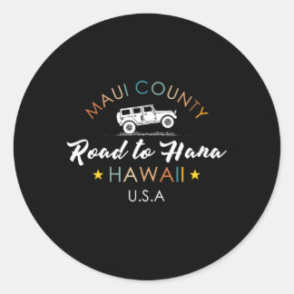Adesivo Hawaii Maui Road Para Hana Havaiana