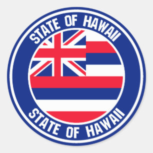 Adesivo Hawaii Round Emblem