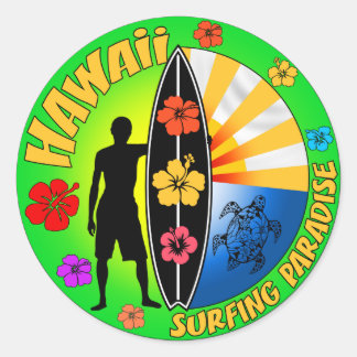 Adesivo Hawaii Surfing Sticker