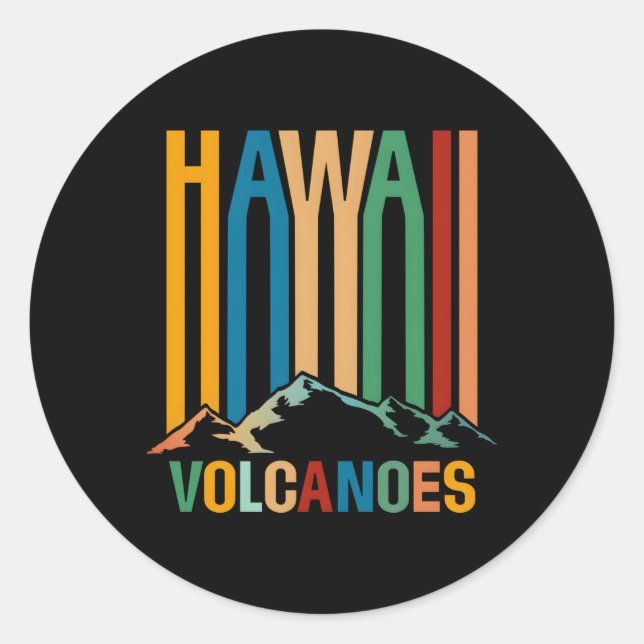Adesivo Hawaii Volcanoos National Park Visitor Dripg (Frente)