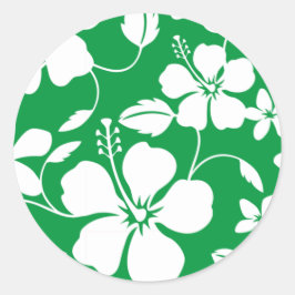 ADESIVO HAWAIIAN HULA (HIBISCUS) VERDE