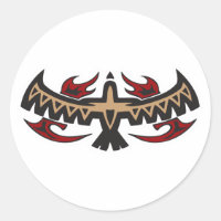 Hawk Eagle Tribal Tattoo