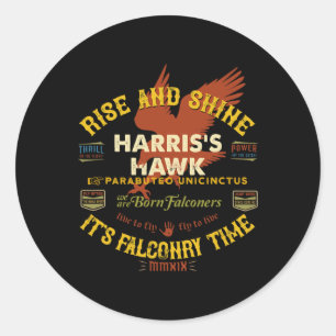 Adesivo Hawk Falconry Design Harris Hawk Falconry