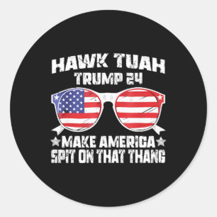 Adesivo Hawk Tuah Funny Viral Humor Meme Girl 24 Tua