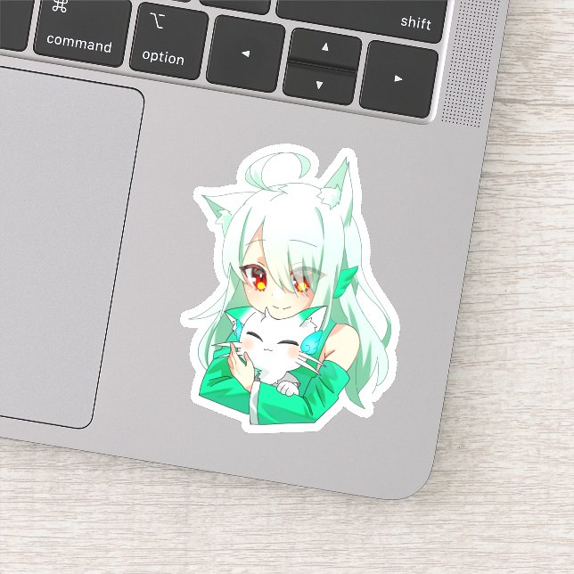 Adesivo HayaTikaze's sticker ⑪Hug シール (Detalhe)