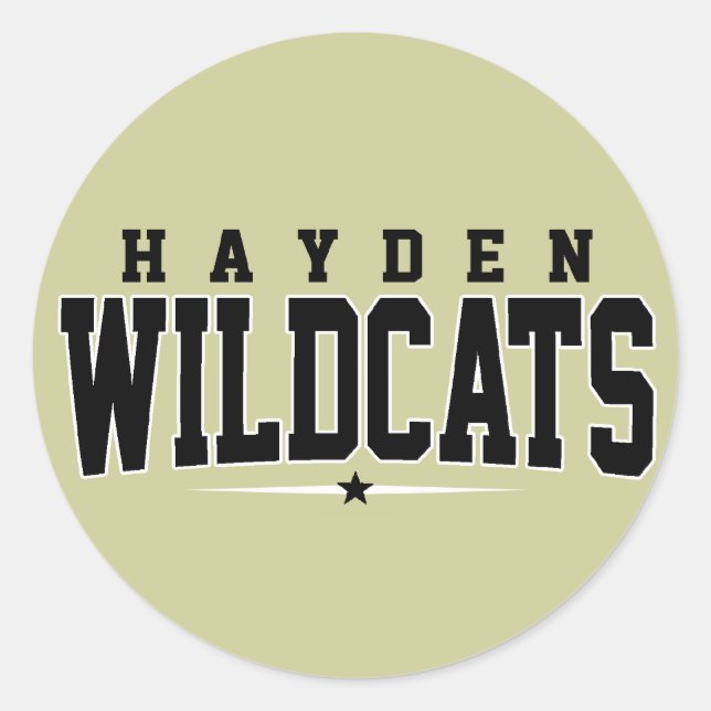 Adesivo Hayden Segundo grau; Wildcats (Frente)