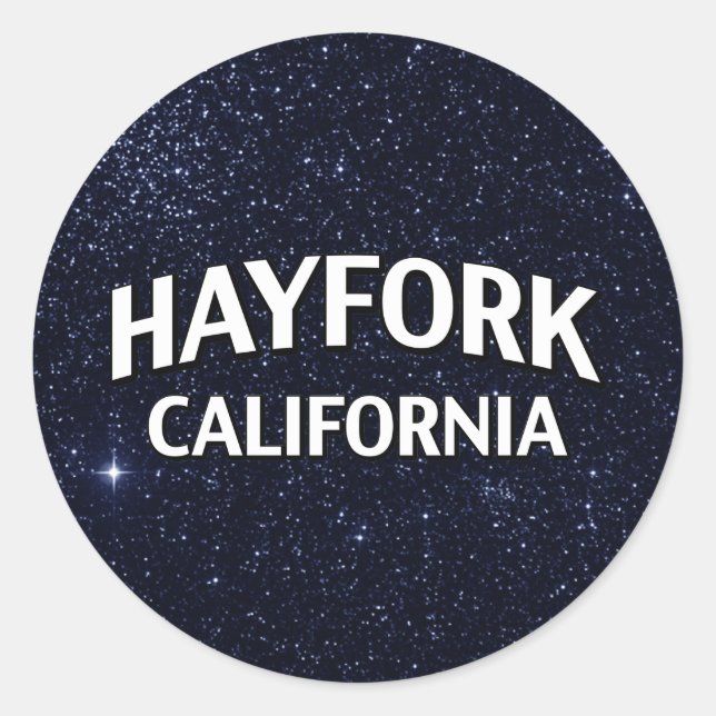 Adesivo Hayfork California (Frente)