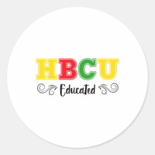 Adesivo Hbcu Educado Orgulho Histórico das Faculdades Negr