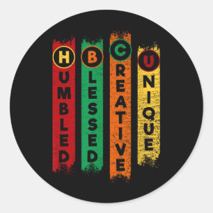 Adesivo Hbcu Humbled Bendito Colégio Negro Único Criativo