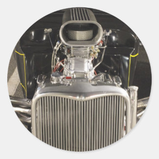 Adesivo HDR Black Hot Rod Classic Vintage - Grande Motor C