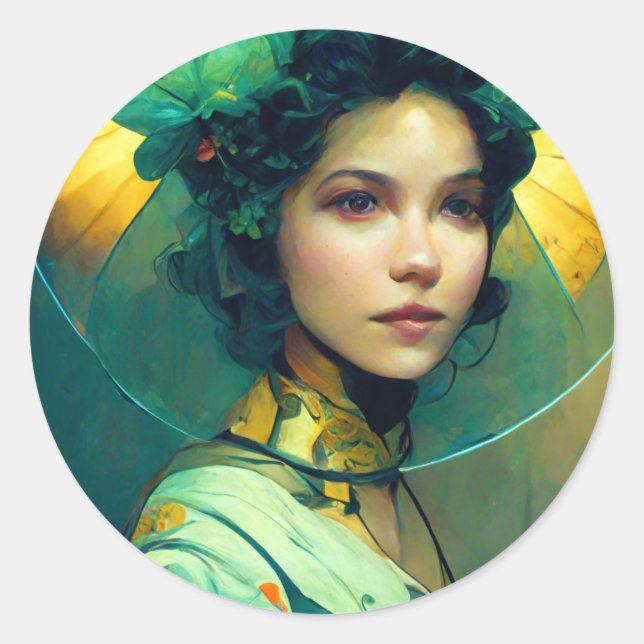 Adesivo Headdress Fantasy Sci-Fi (Frente)