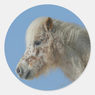 Adesivo Headshot diminuto do cavalo