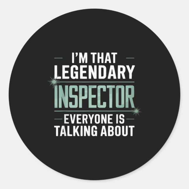 Adesivo Health Inspector Job Profession Public Health _1  (Frente)