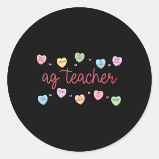 Adesivo Heart Candy Ag Agriculture Teacher Valentines Farm