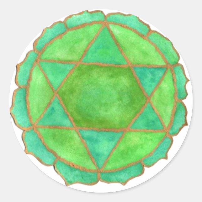 Adesivo Heart Chakra Sticker (Frente)