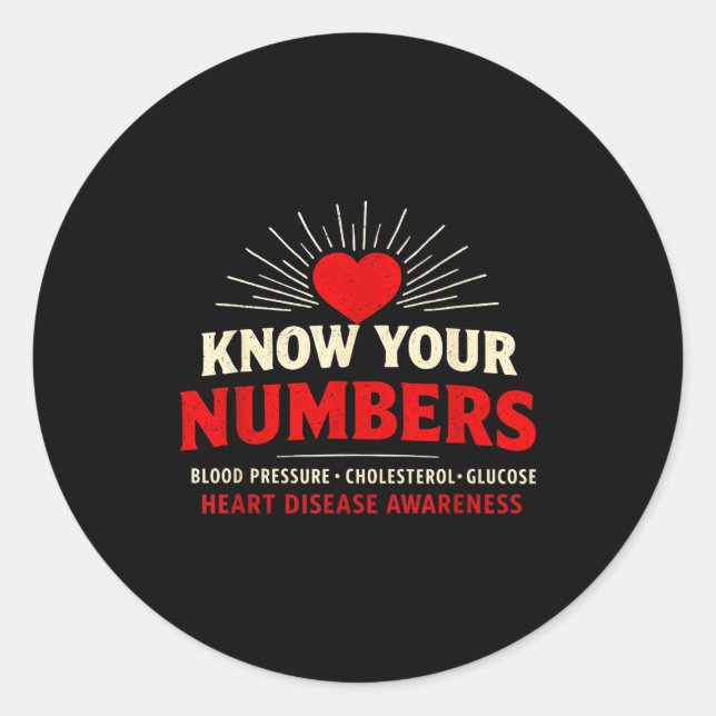 Adesivo Heart Disease Awareness Go Red In February Health  (Frente)