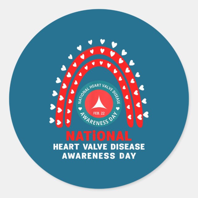 Adesivo Heart Disease Awareness - Heart Valve Disease Awar (Frente)