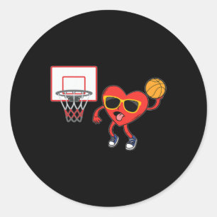 Adesivo Heart Dunk Basball Player Dia de os namorados Love