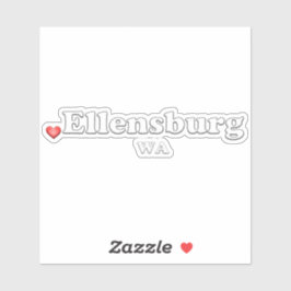Adesivo Heart Ellensburg WA