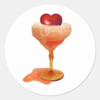 Adesivo Heart in Bubbly Drink Stickers