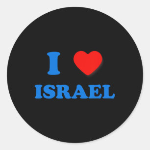 Adesivo Heart Israel I Love Israel Independence Day Star O