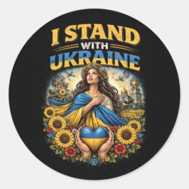 Adesivo Heart of Ukraine