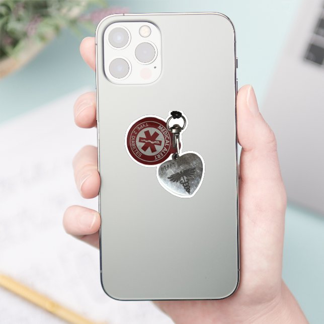 ADESIVO HEART PATIENT STICKER (Telefone)