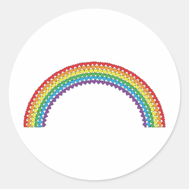 Adesivo Heart Rainbow (Frente)