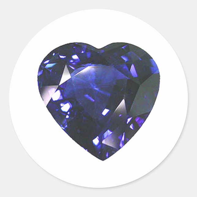 Adesivo Heart Sapphire Blue (Frente)