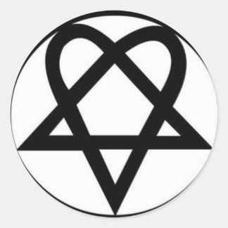 Adesivo heartagramaHIM