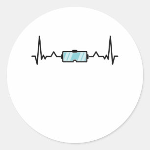 Adesivo Heartbeat de Jogador de Realidade Virtual de Prese