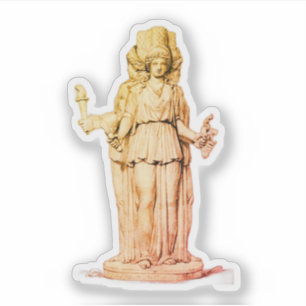 Adesivo Hécate como divindade tríplice