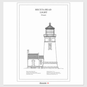 Adesivo Heceta Head Lighthouse - Oregon - BD