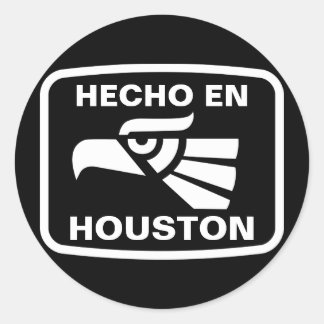 Adesivo Hecho en Houston personalizado personalizado perso