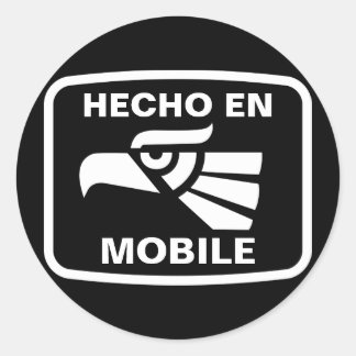 Adesivo Hecho en Mobile personalizado personalizado person