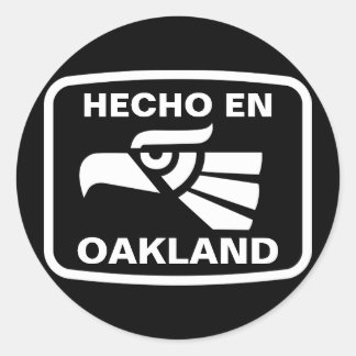 Adesivo Hecho en Oakland personalizado personalizado perso