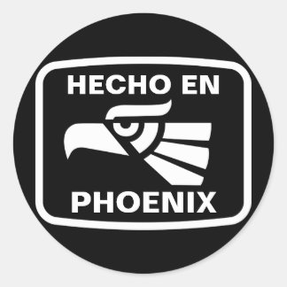 Adesivo Hecho en Phoenix personalizado personalizado perso