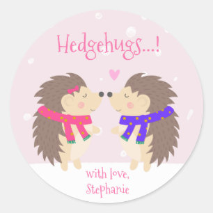 Adesivo Hedgeabgs! Natal de porco personalizado bonito