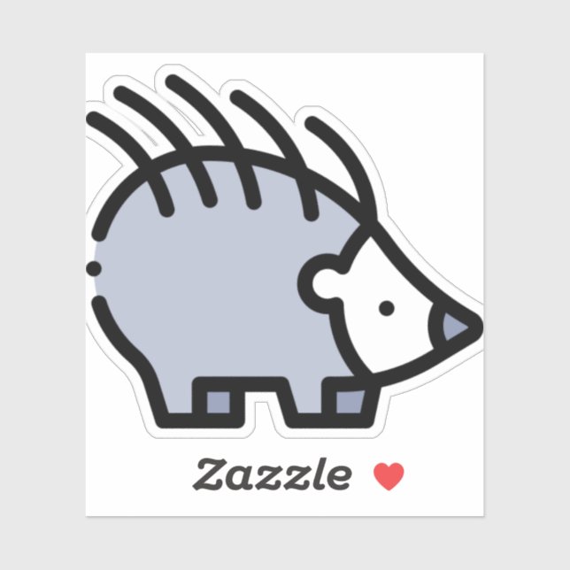 Adesivo Hedgehog (Folha)