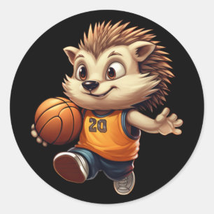 Adesivo Hedgehog 1 de basquete