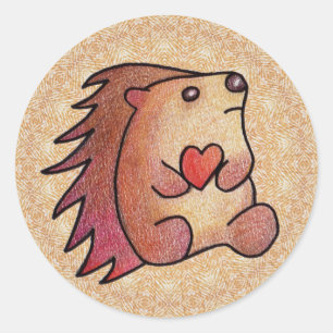 Adesivo Hedgehog Love!
