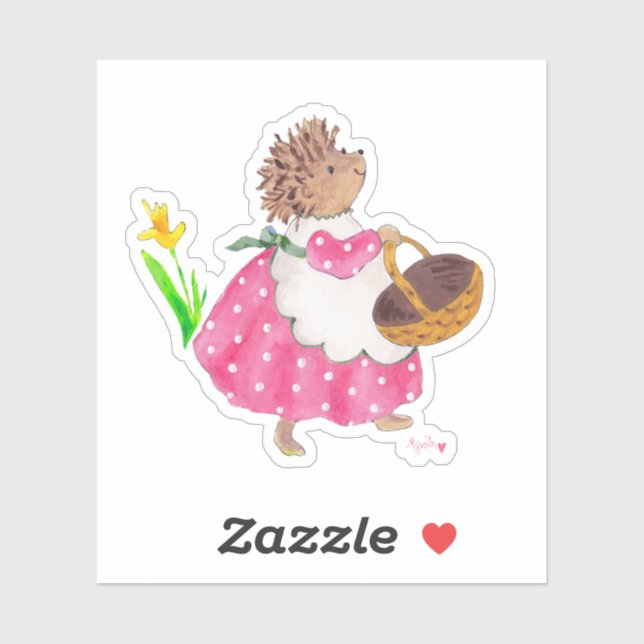 Adesivo Hedgehog Sticker (Folha)