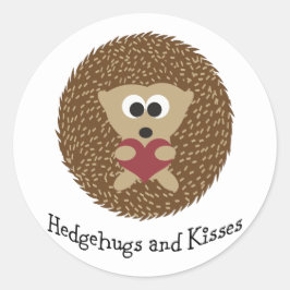 Adesivo Hedgehugs e Kisses Hedgehog
