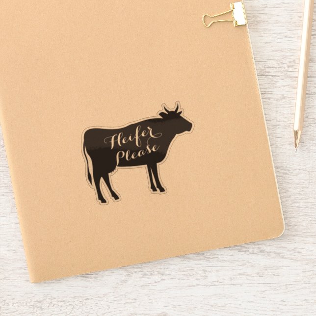 Adesivo Heifer, Por Favor, Decida (Notebook)