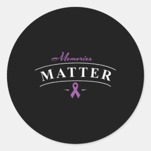 Adesivo Heimerheimer Awarness Design Suportamento Mês Roxo