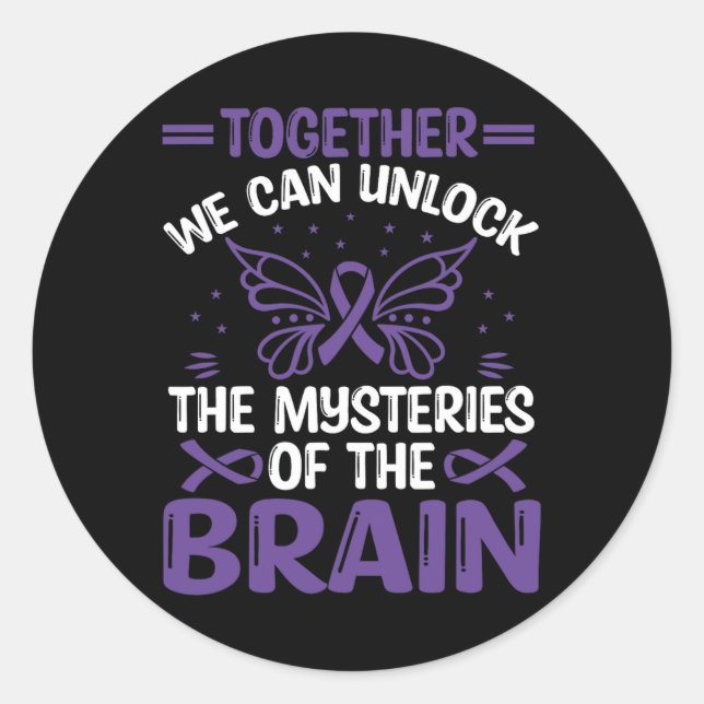 Adesivo Heimerheimer Brain Design Purple Heimerheim (Frente)